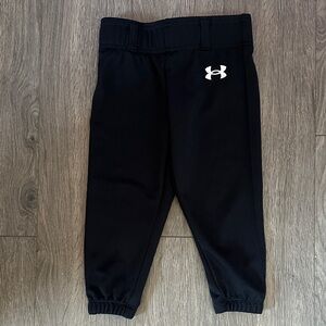 Under Armour Kids Black Baseball Pants